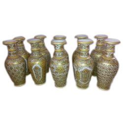 Manufacturers Exporters and Wholesale Suppliers of Gold Finish Decorative Vase Bengaluru Karnataka